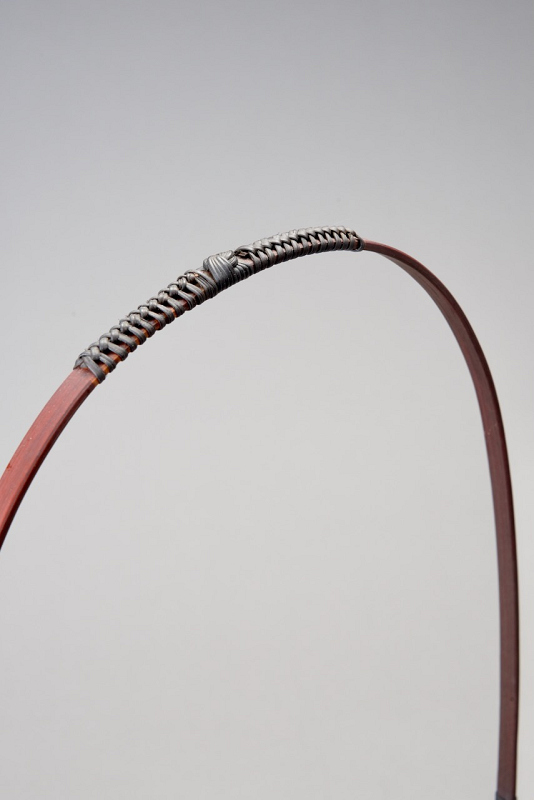 A Fine Bamboo Ikebana Basket by Shimabashi Chikufusai