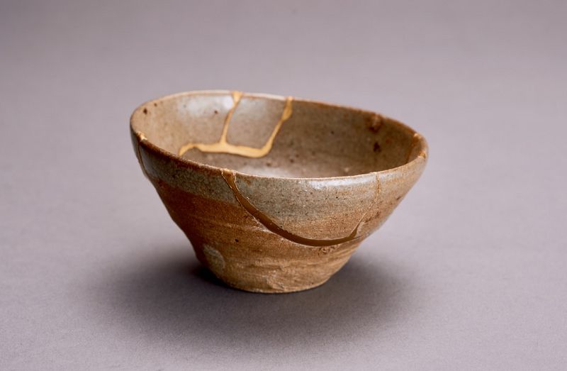 A Meticulously Repaired Momoyama Period Sake Cup
