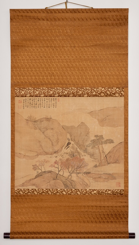 Autumn Nanga Landscape by Takamori Saigan (1847–1917)