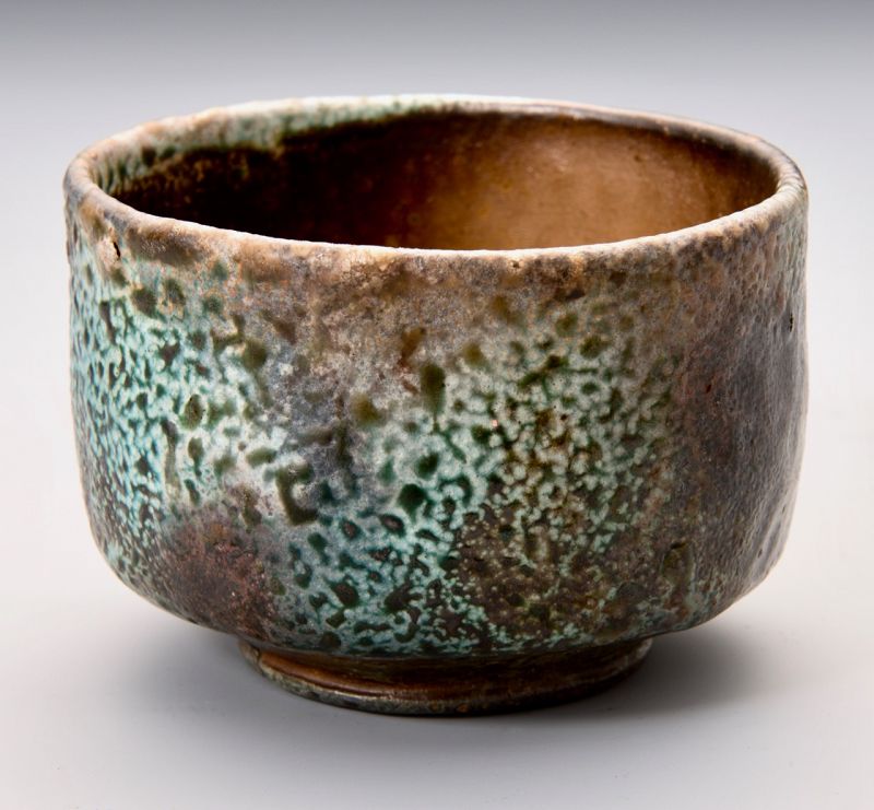 Hishoku Nanban-yaki Tea Bowl by Sakuchi Ensen