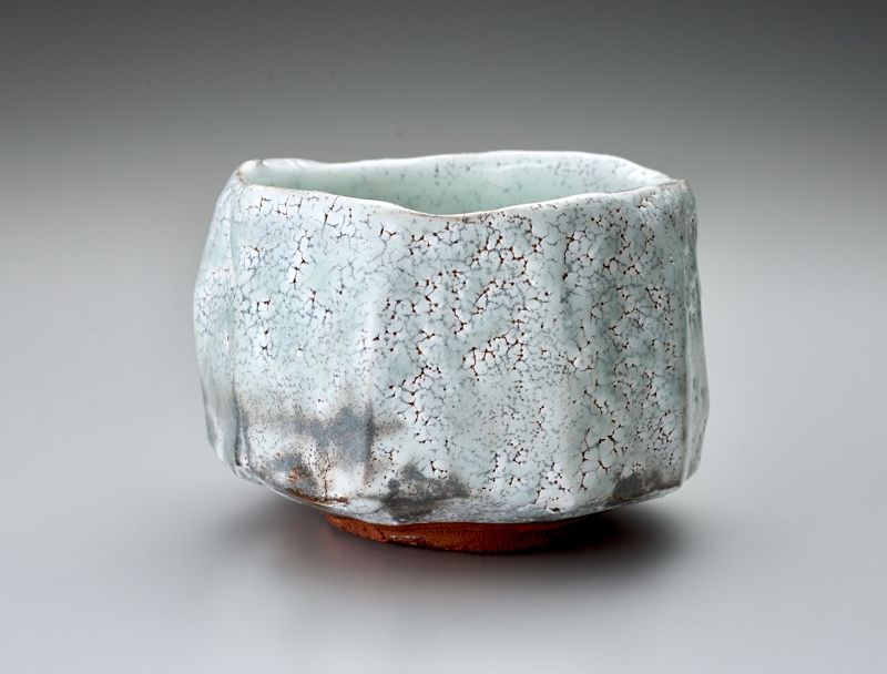 A White Shino Masterpiece by Hayashi Shotaro (b. 1947)