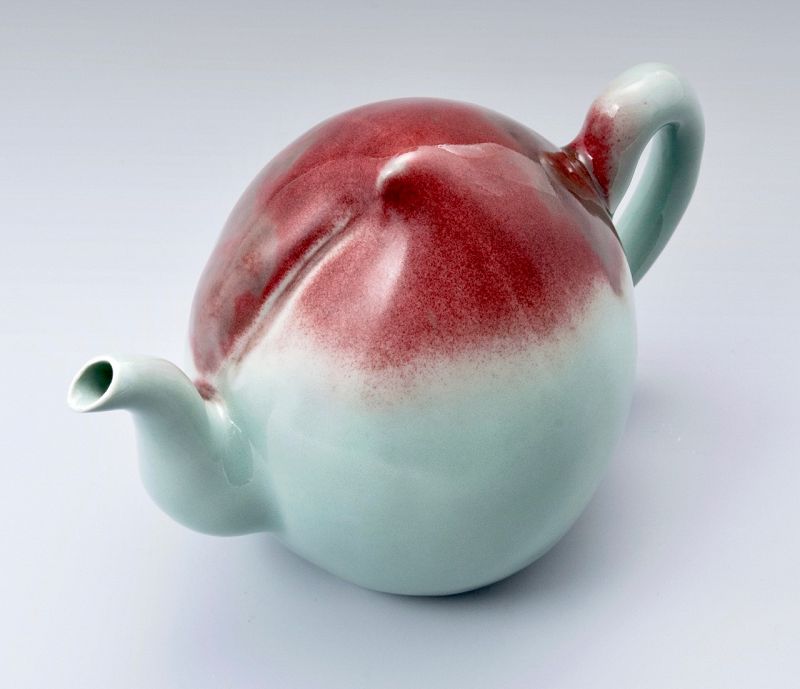 A Celadon Suiteki Water Dropper by Imperial Court Artist Suwa Sozan