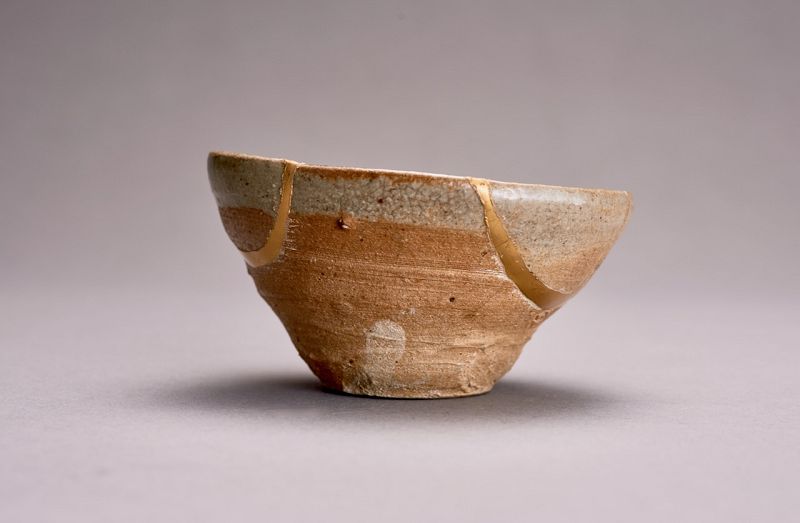 A Meticulously Repaired Momoyama Period Sake Cup