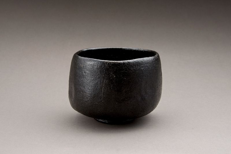 A Classic Black Raku Tea Bowl by Ōhi Chōzaemon IX