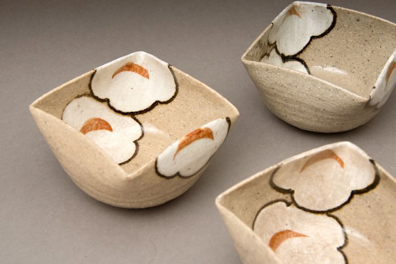 A set of Mukozuke Serving Dishes by 3rd Generation Kenzan, 18th C.