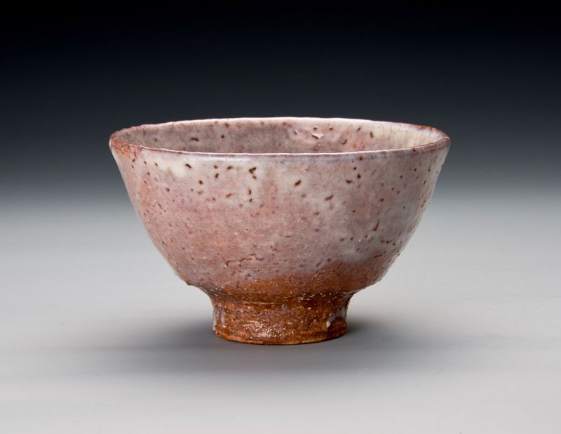 An Ido-shaped Hagi-yaki Tea Bowl by Zenzo Hatano