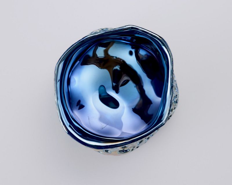 A Stylized Sake Cup (Guinomi) by Kurokawa Daisuke (b. 1982)