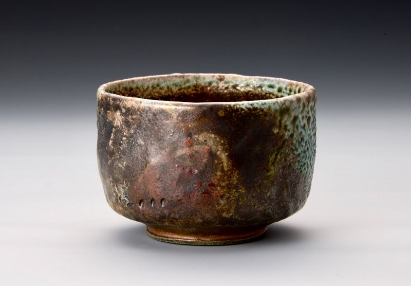 Hishoku Nanban-yaki Tea Bowl by Sakuchi Ensen