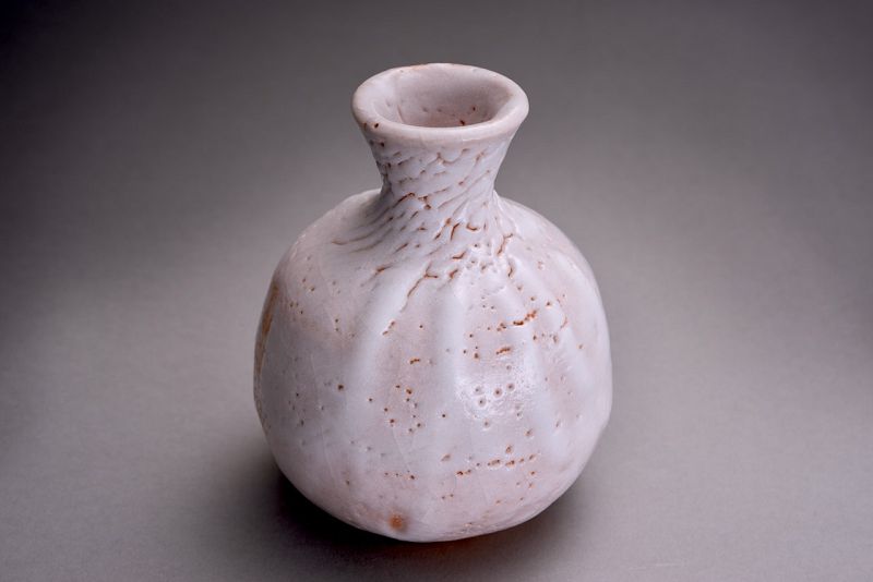 Tokkuri with Enso by Living National Treasure Kato Kozo (b. 1935)
