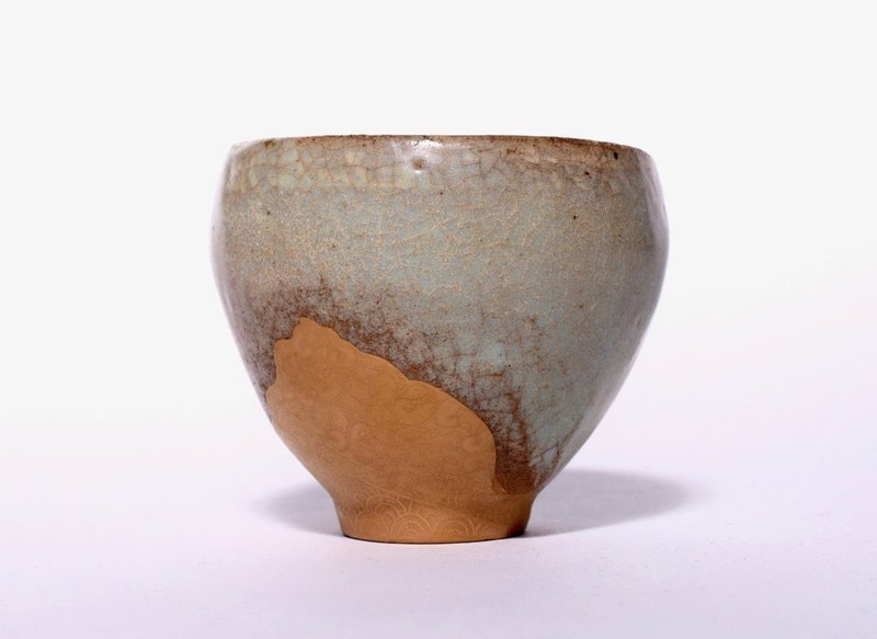 A Beautiful Antique Koryo Vessel with Inlay and Kintsugi