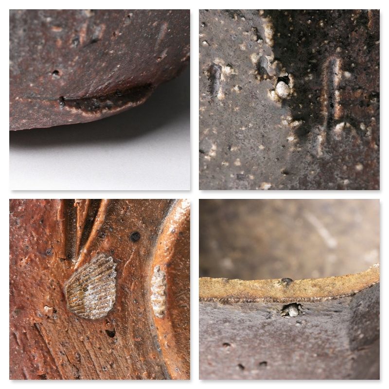 Bizen Tea Bowl by Living National Treasure, Isezaki Jun
