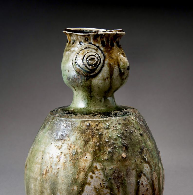An Iga “Torigata” Vase by Furutani Michio