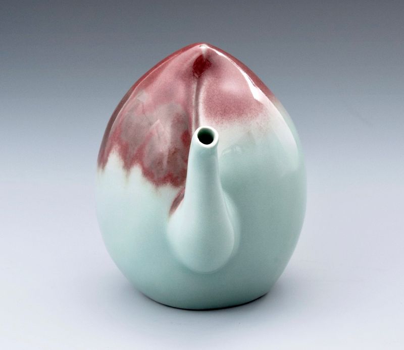 A Celadon Suiteki Water Dropper by Imperial Court Artist Suwa Sozan