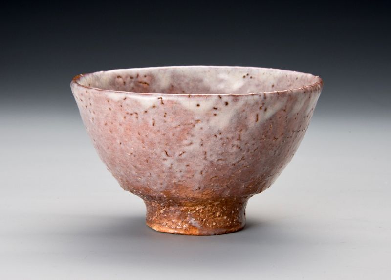 An Ido-shaped Hagi-yaki Tea Bowl by Zenzo Hatano