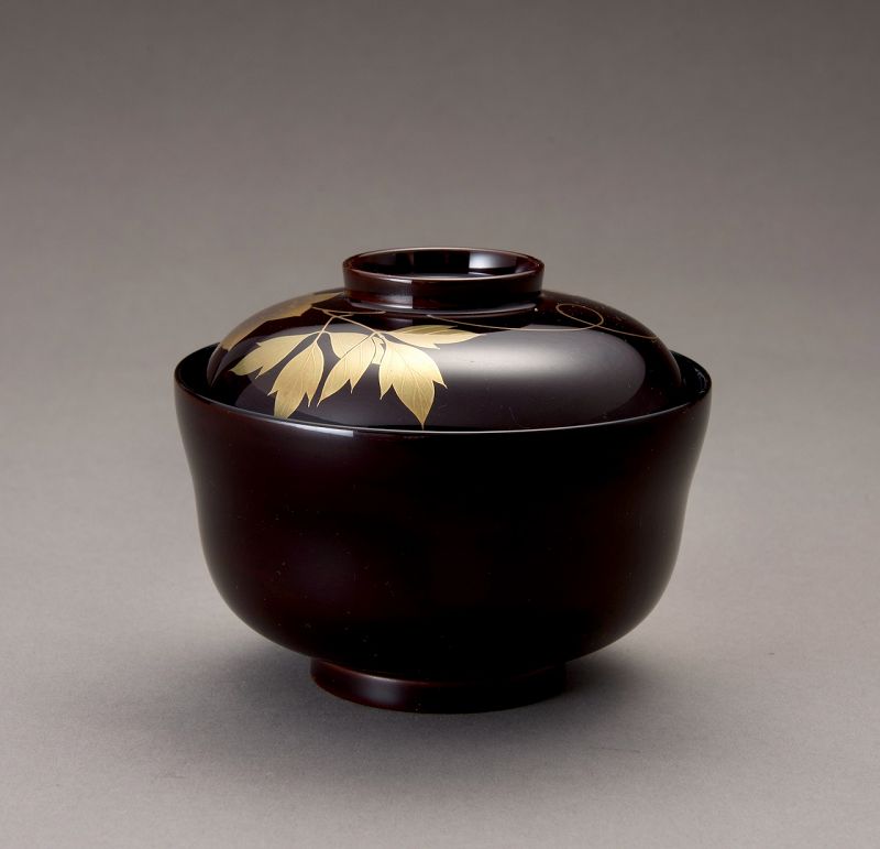 Hand Painted Lacquerware Bowl Set (10) by Musashino Urushi Kogei