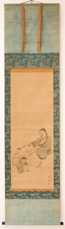 Chinese Scholar Lù Yǔ (733-804) painted by Maruyama Ōkyo (1733-1795)