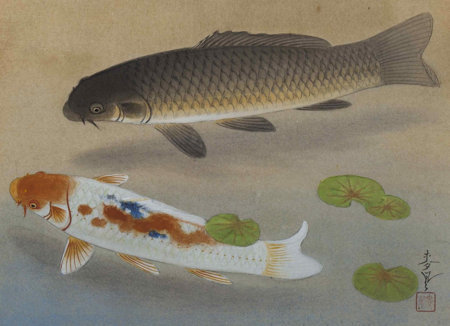 Painting by Ono Bakufu