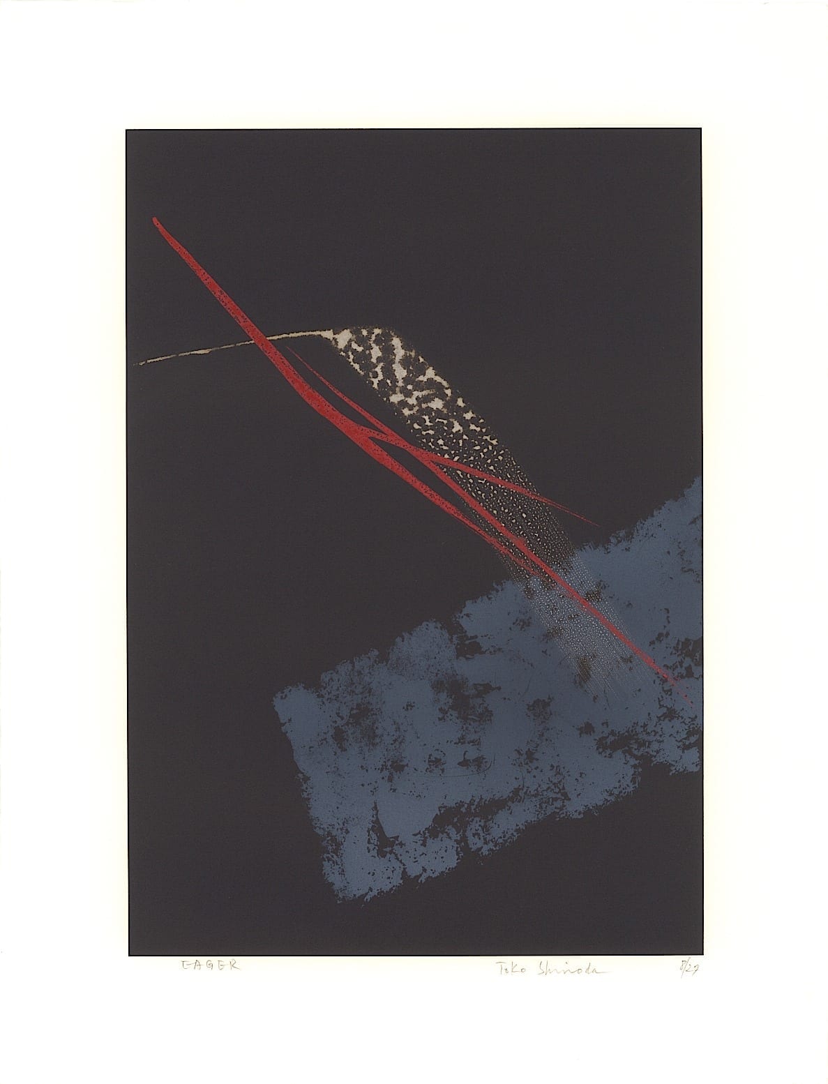 Lithograph by Toko Shinoda