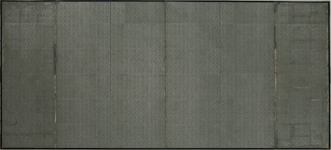 [Prowling Tiger] Edo Period 6-panel Folding Screen