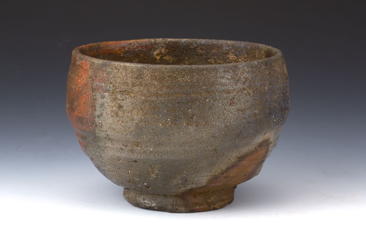 Edo Period Bizen-yaki Chawan w Signed Sokuchusai Omotesenke Box