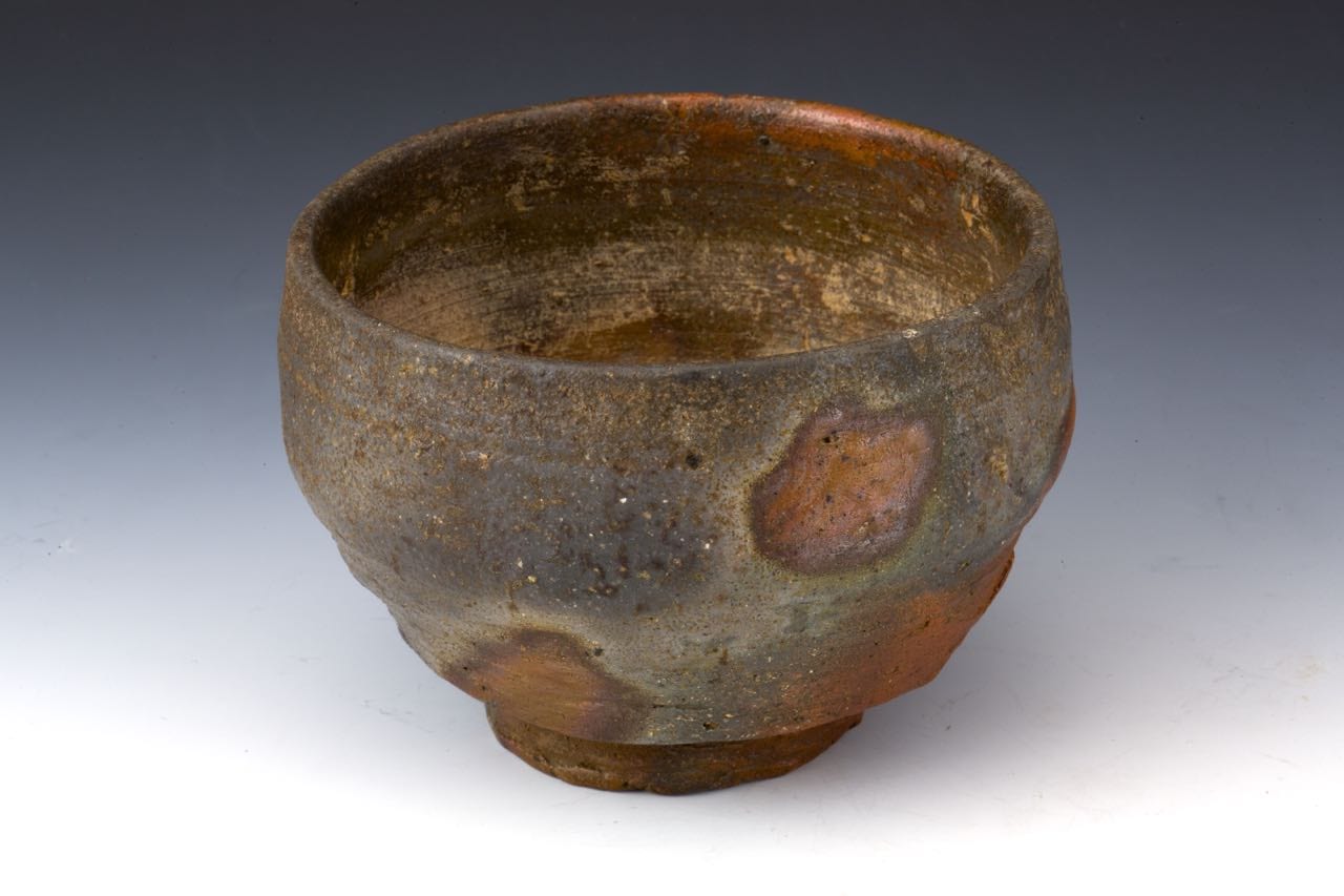 Edo Period Bizen-yaki Chawan w Signed Sokuchusai Omotesenke Box