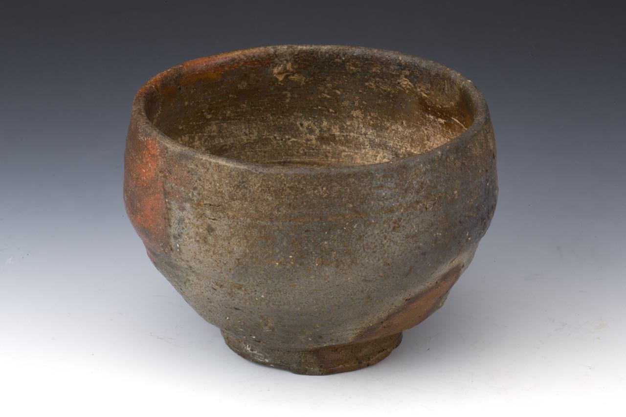 Edo Period Bizen-yaki Chawan w Signed Sokuchusai Omotesenke Box