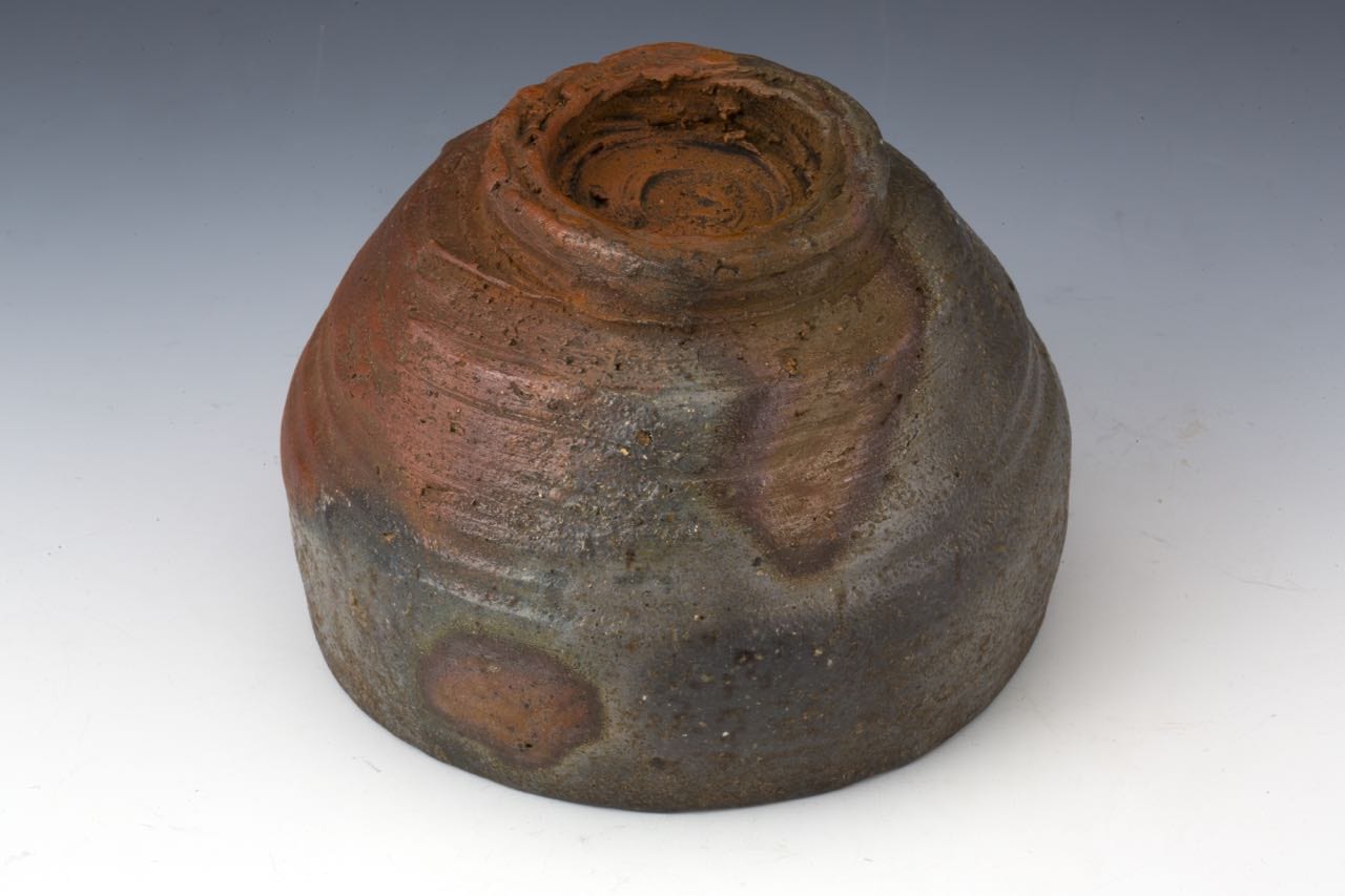 Edo Period Bizen-yaki Chawan w Signed Sokuchusai Omotesenke Box