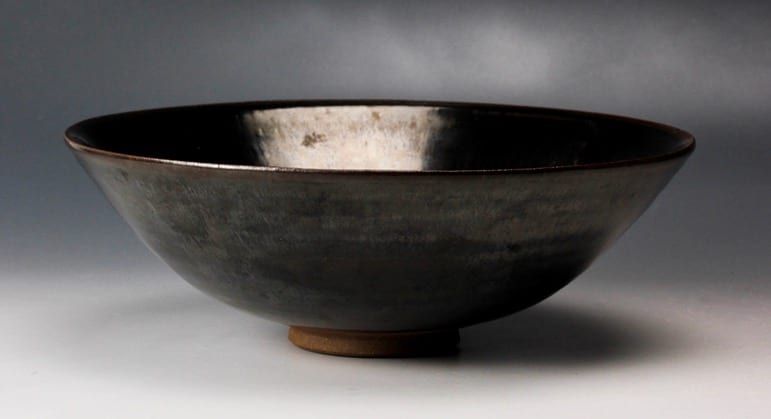 A Tenmoku Bowl by Living National Treasure Yuzo Kondo