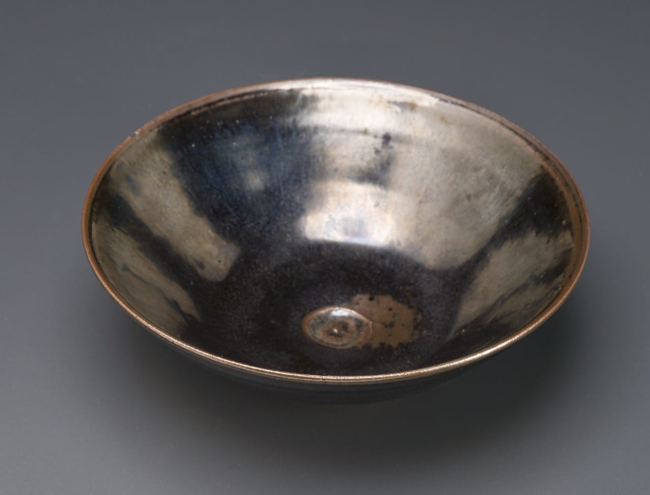 A Tenmoku Bowl by Living National Treasure Yuzo Kondo