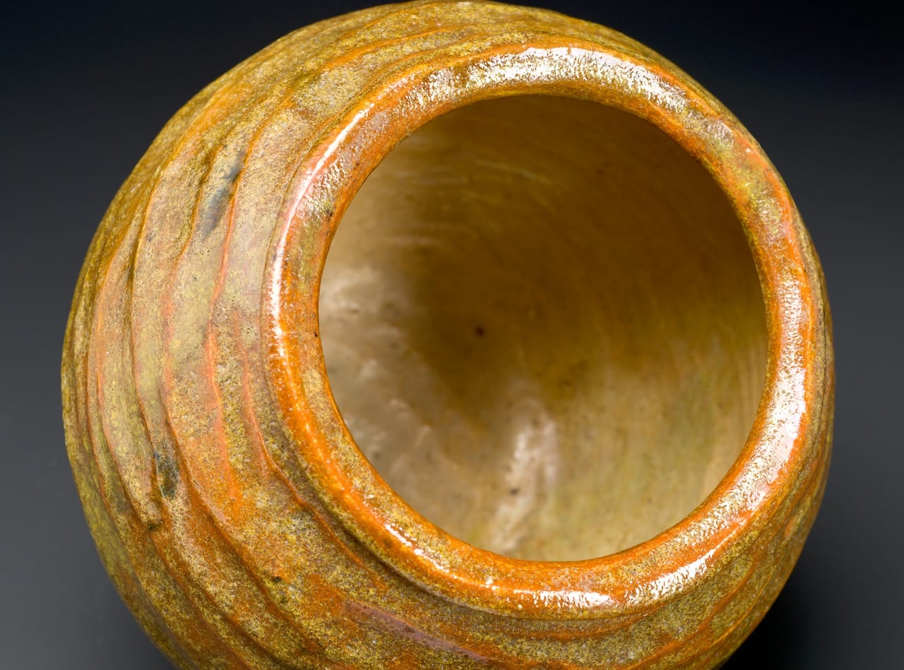 A Mizusashi by Raku IX [Ryōnyū] (1756 – 1834)