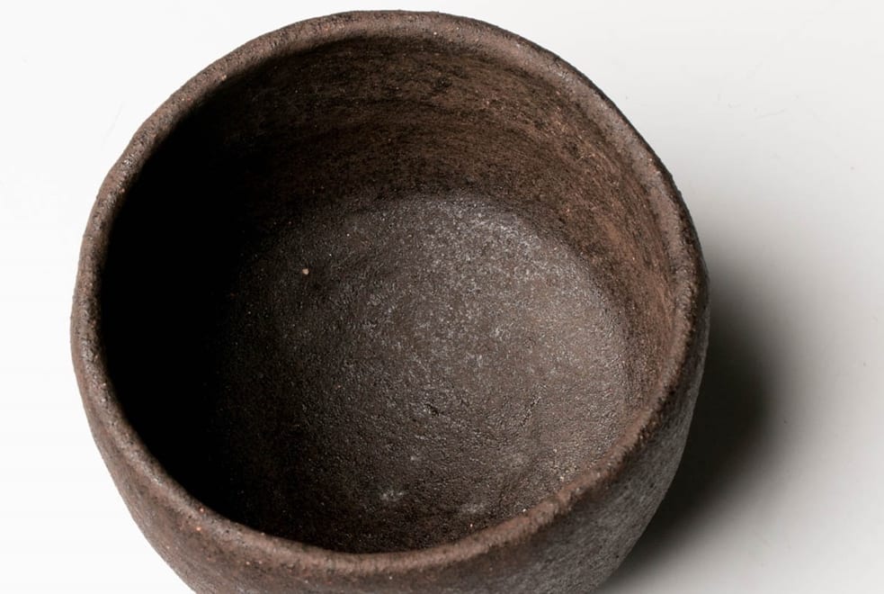 A Raku Tea Bowl by Tamamizu Souske