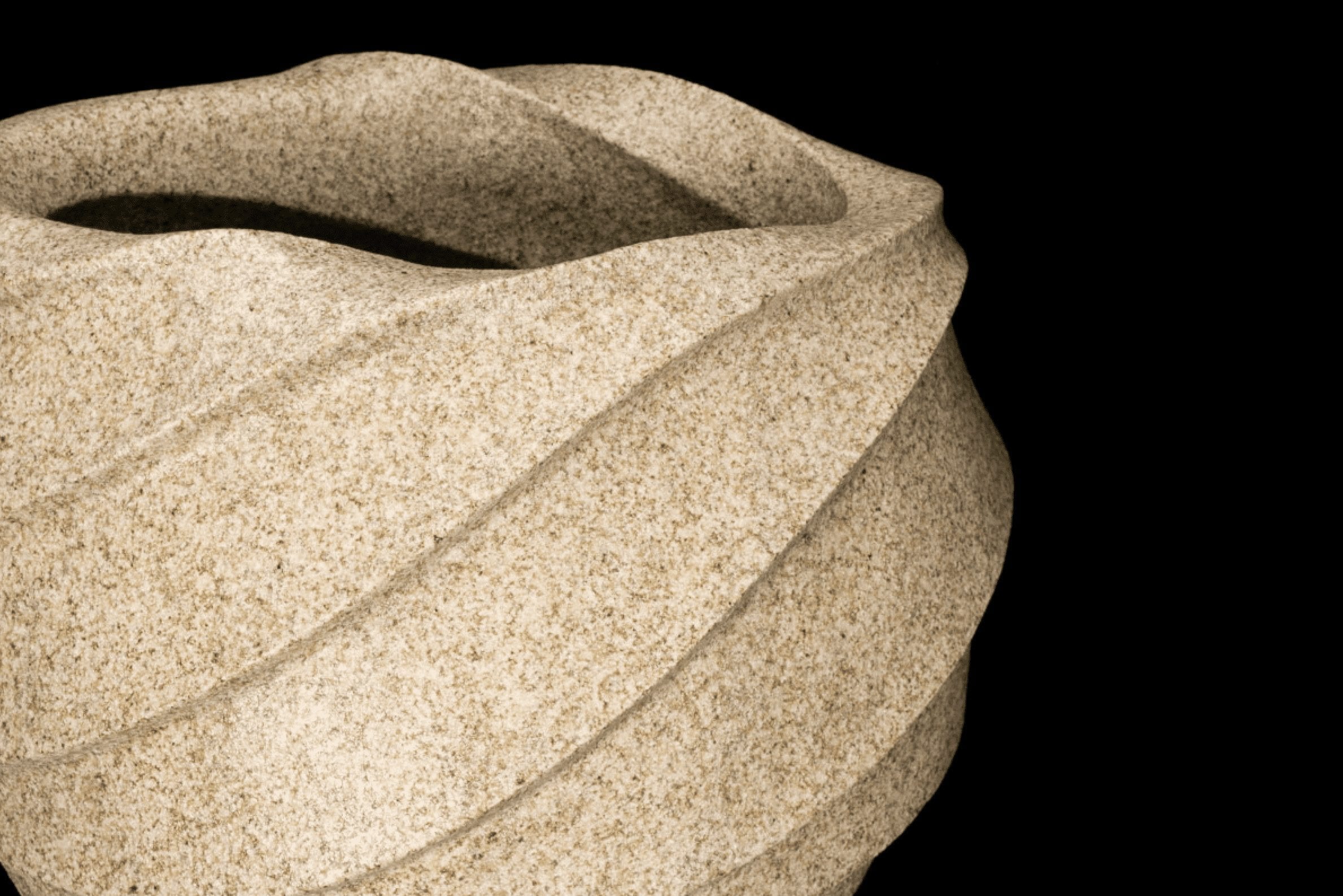 Sculptured Vase by Takayuki Sakiyama