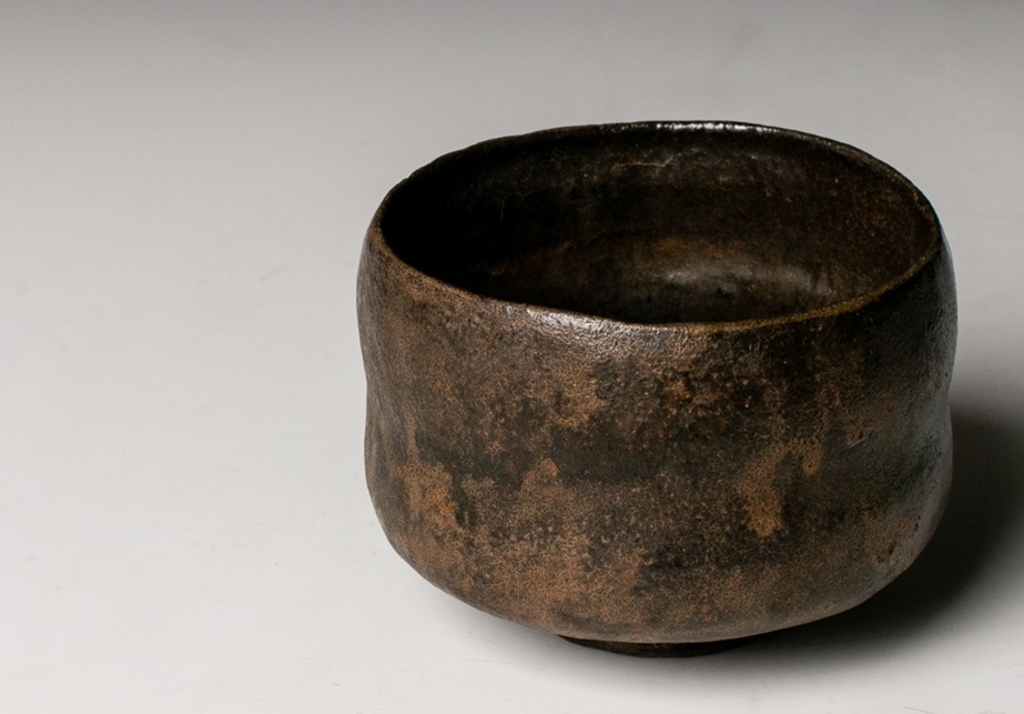 An Exceptional Raku Tea Bowl by Sugimoto Sadamitsu