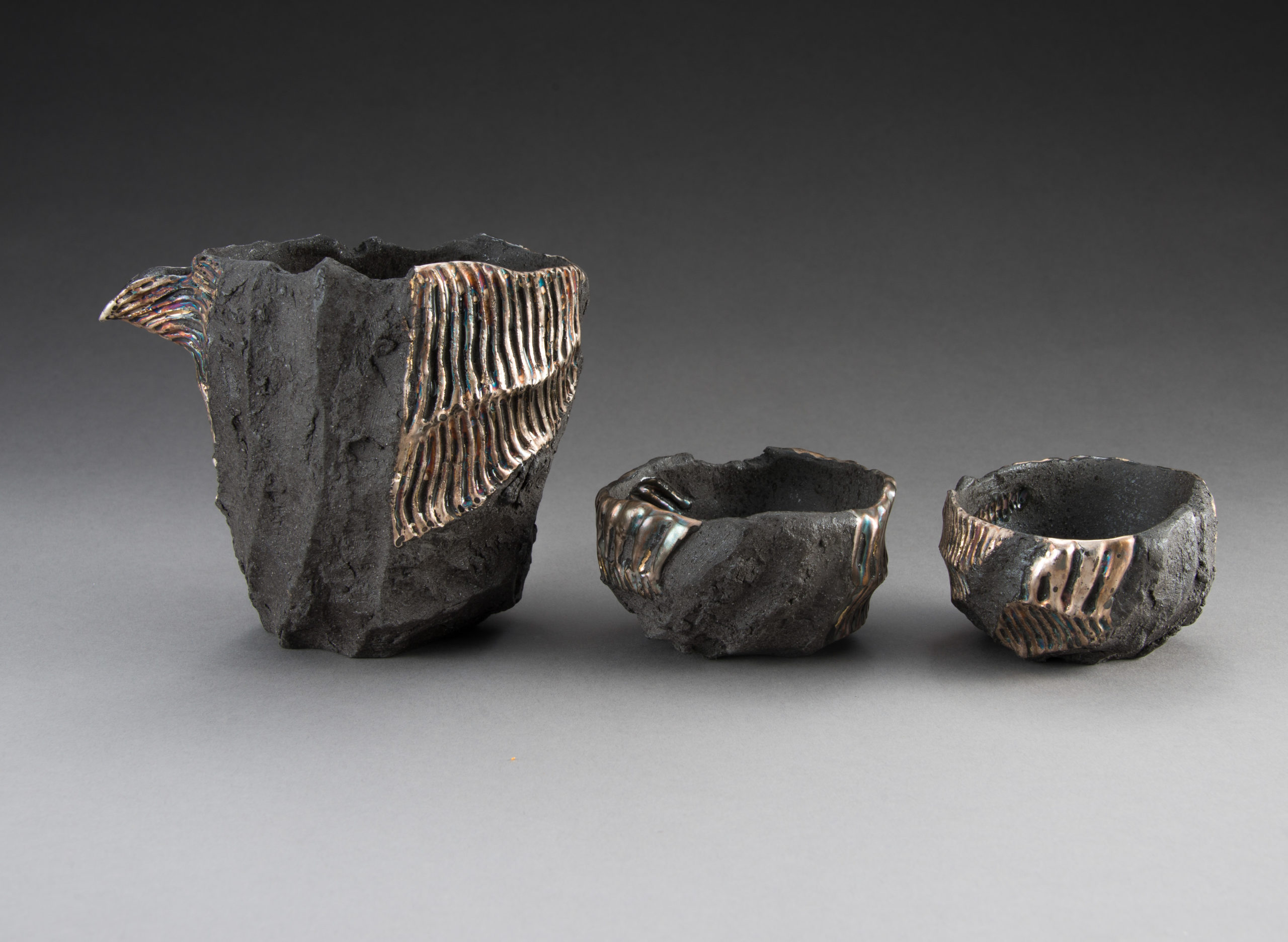 A Katakuchi Sake Set by Hiramatsu Ryoma