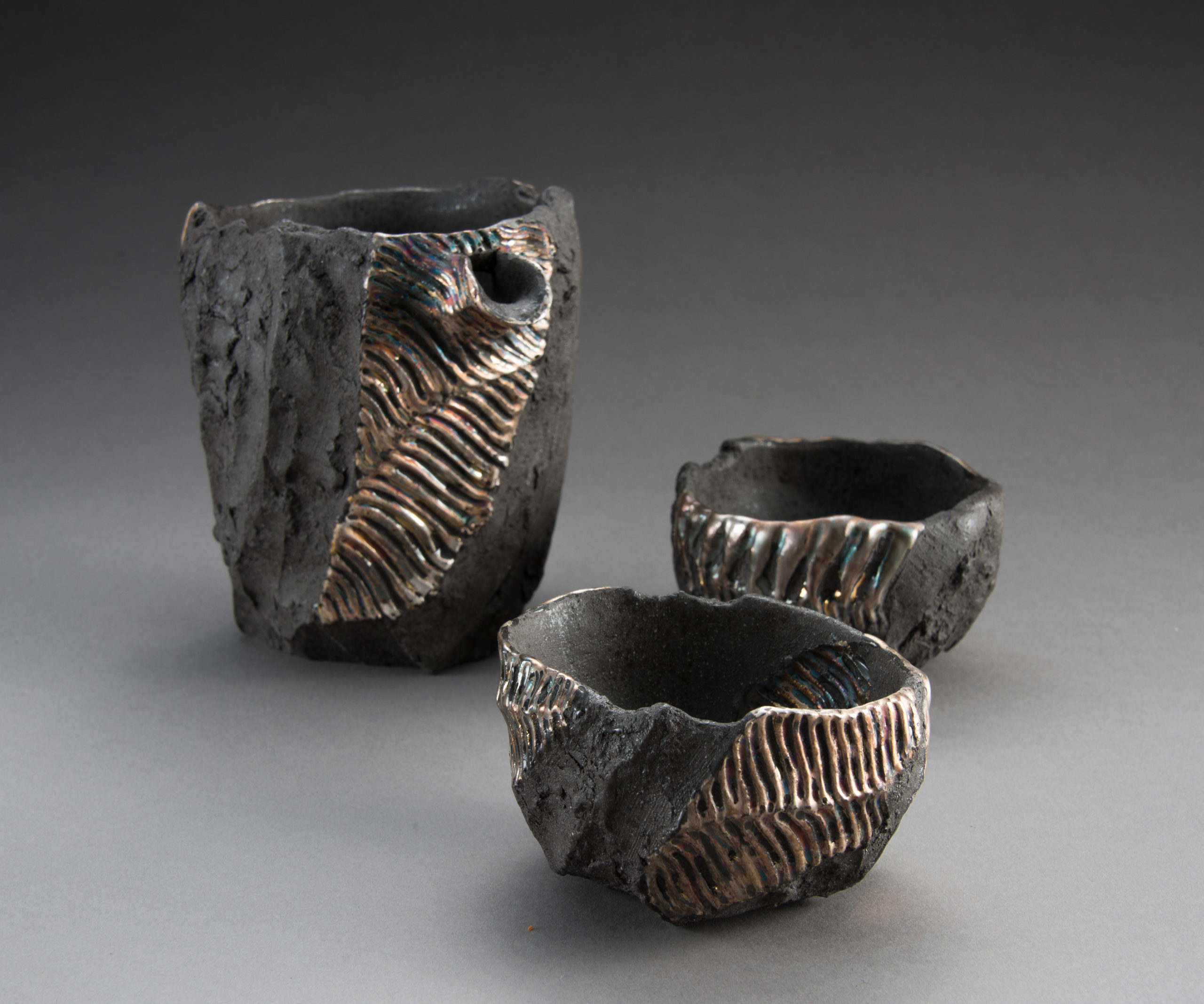 A Katakuchi Sake Set by Hiramatsu Ryoma