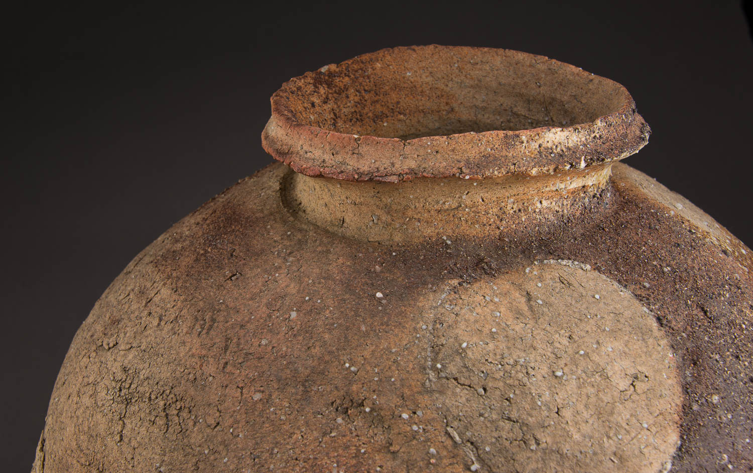 A Large Iga Tsubo by Master Ceramicist Tsujimura Shiro
