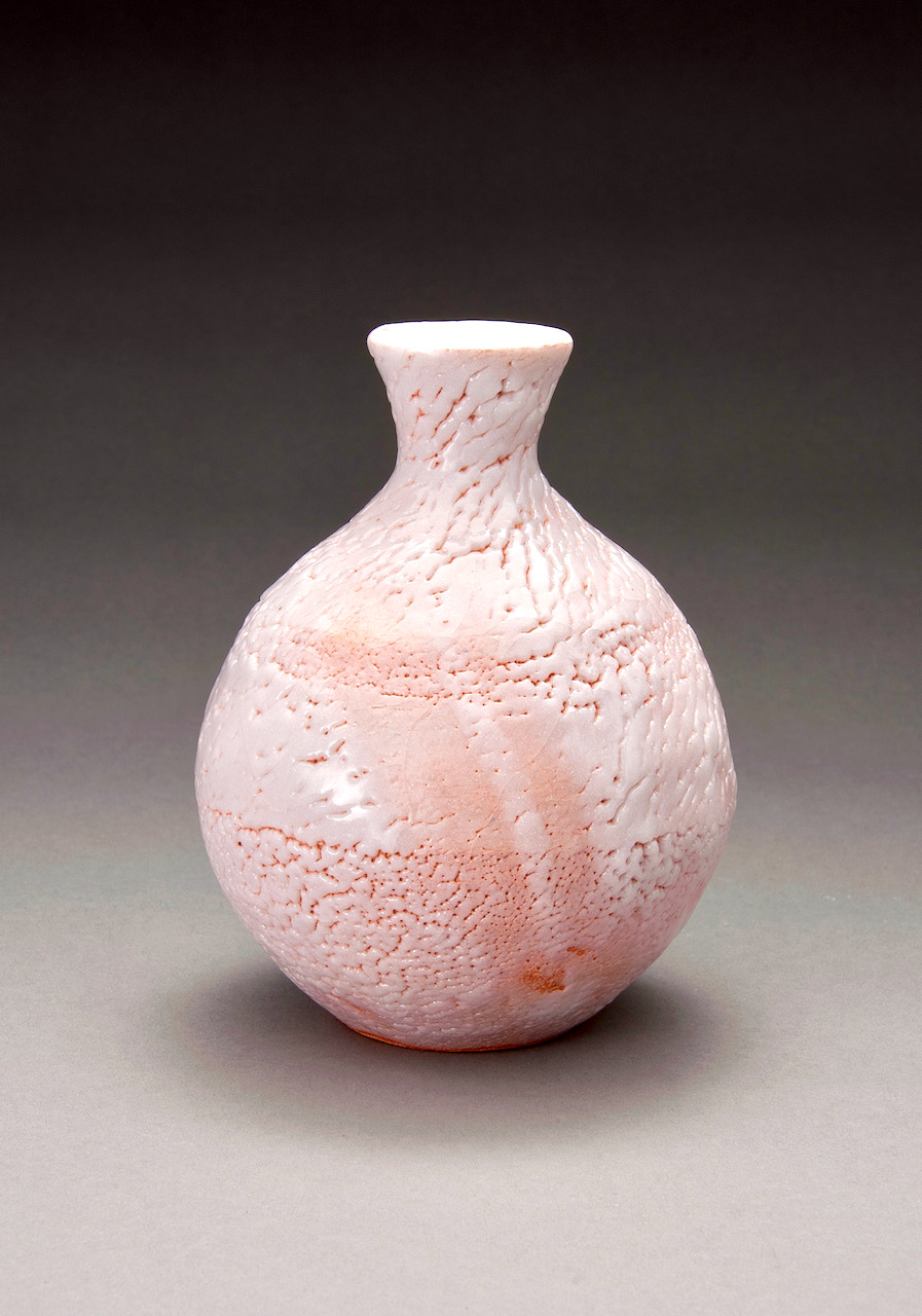 Tokkuri with Enso by Living National Treasure Kato Kozo (b. 1935)