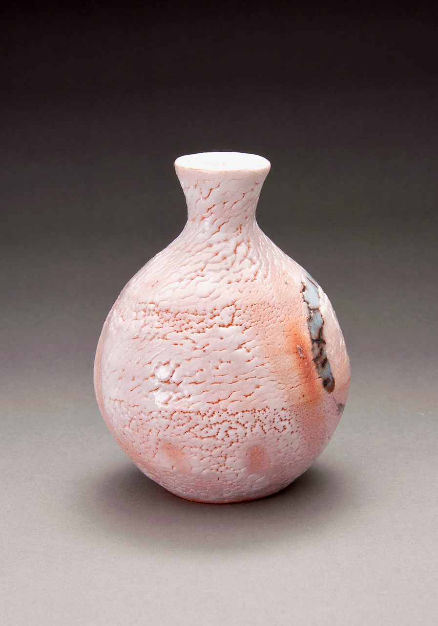 Tokkuri with Enso by Living National Treasure Kato Kozo (b. 1935)
