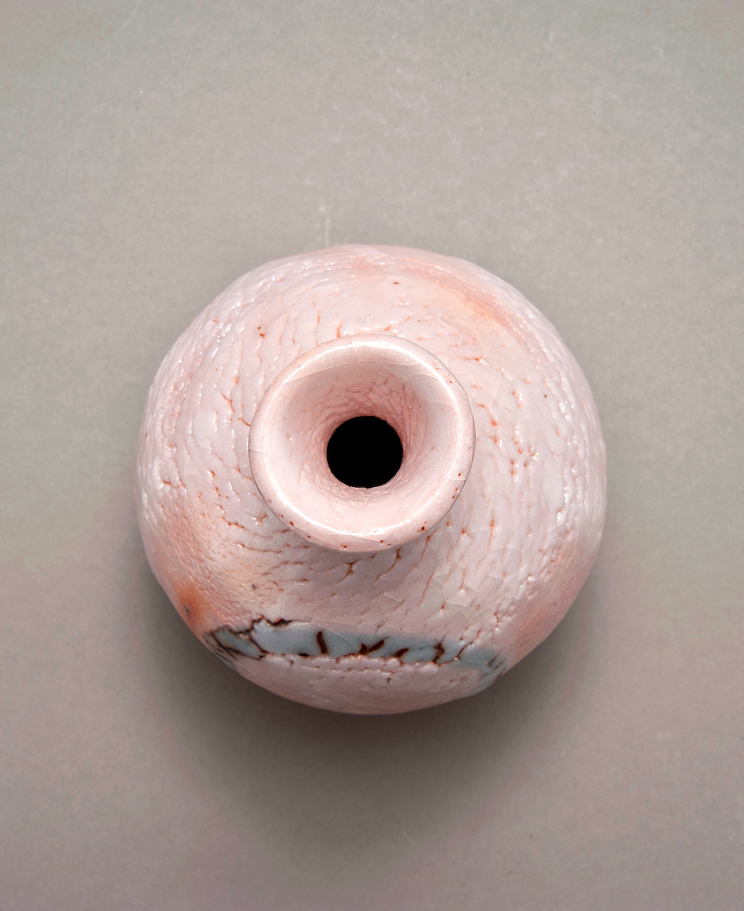 Tokkuri with Enso by Living National Treasure Kato Kozo (b. 1935)