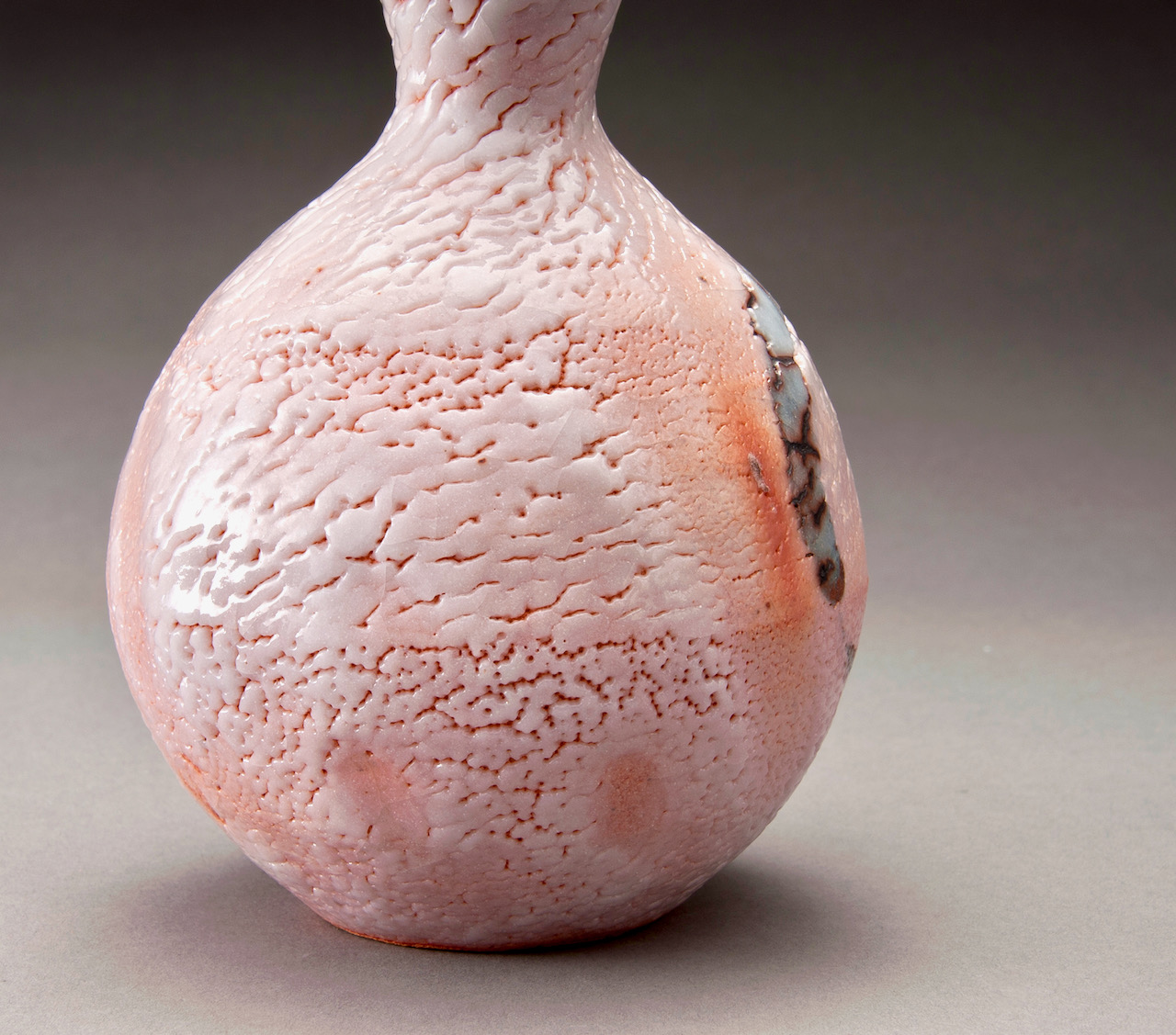 Tokkuri with Enso by Living National Treasure Kato Kozo (b. 1935)