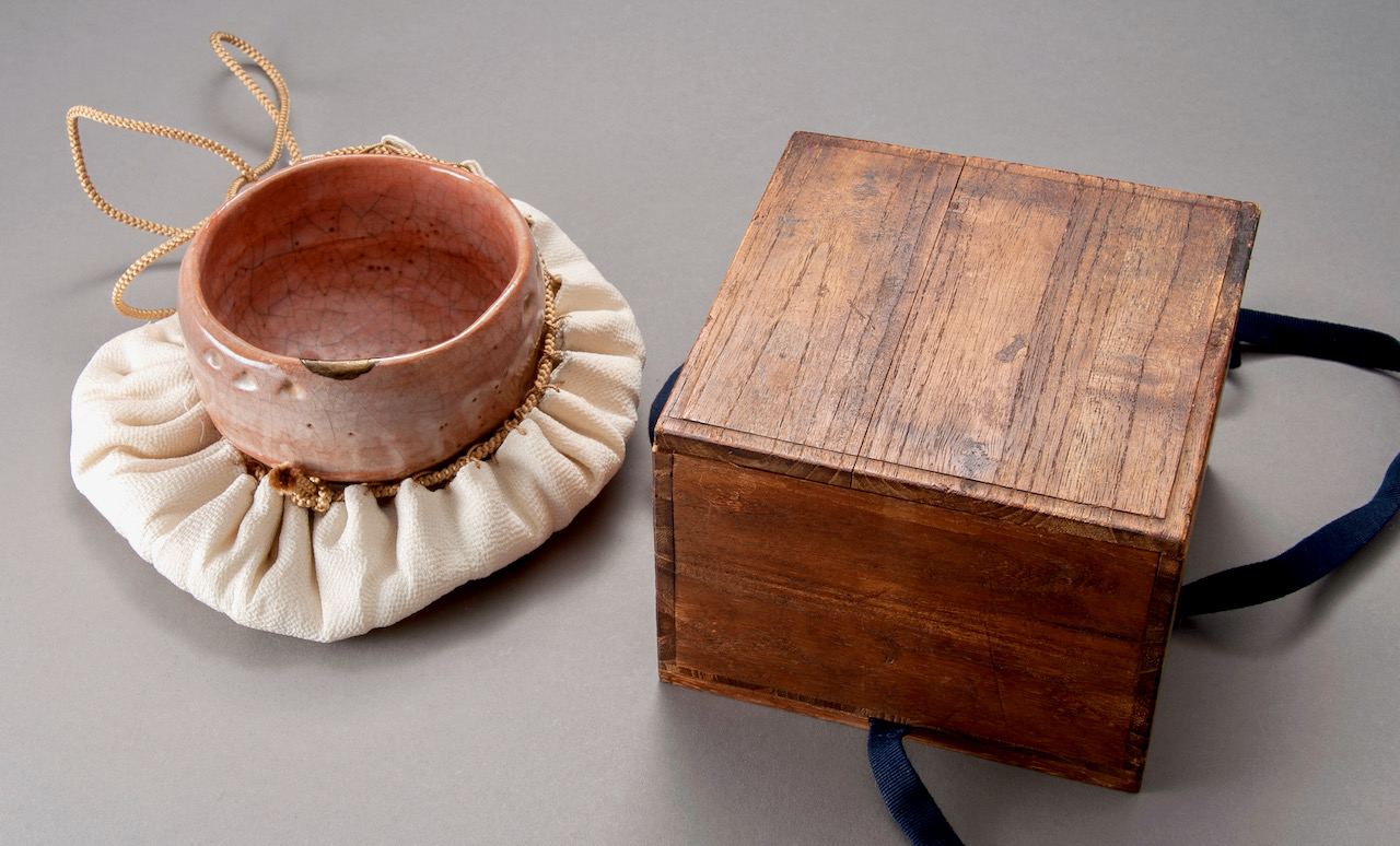 A Red Raku Tea Bowl by Famed Potter Ichigen (1662 – 1722)