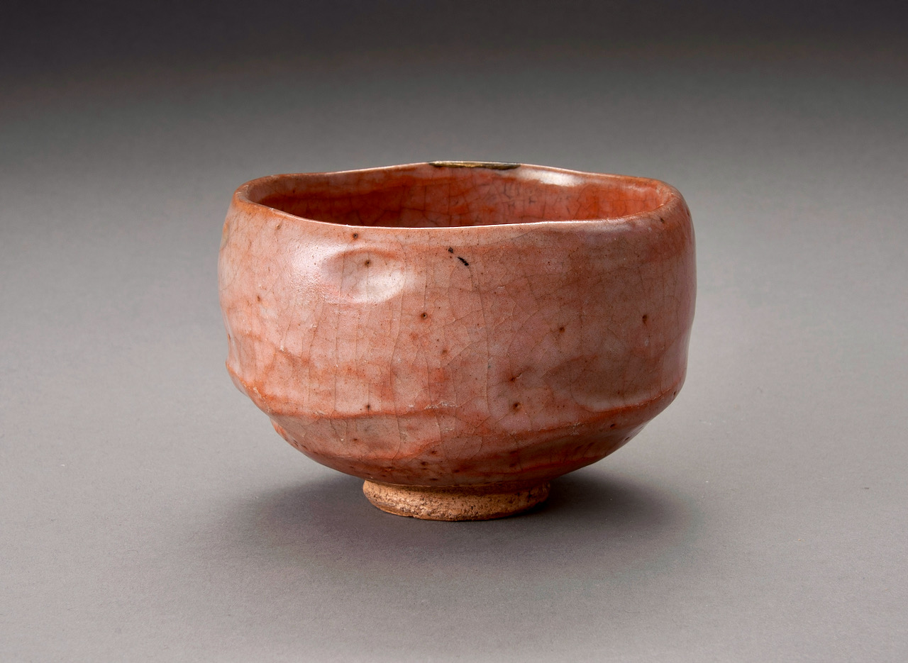 A Red Raku Tea Bowl by Famed Potter Ichigen (1662 – 1722)