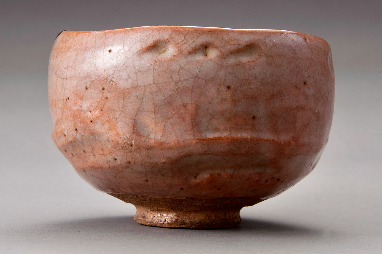 A Red Raku Tea Bowl by Famed Potter Ichigen (1662 – 1722)