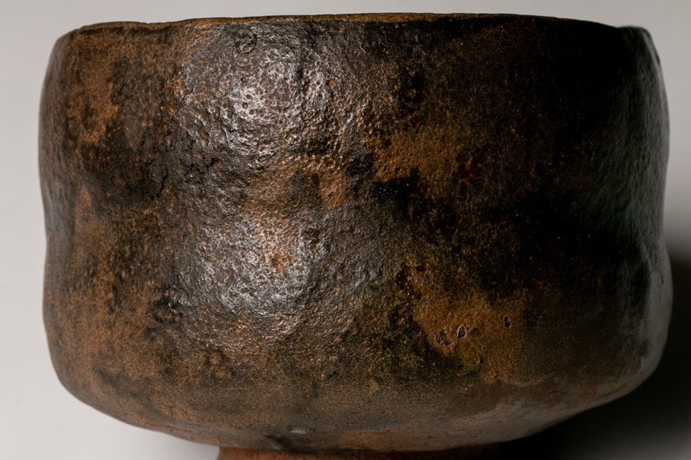 An Exceptional Raku Tea Bowl by Sugimoto Sadamitsu