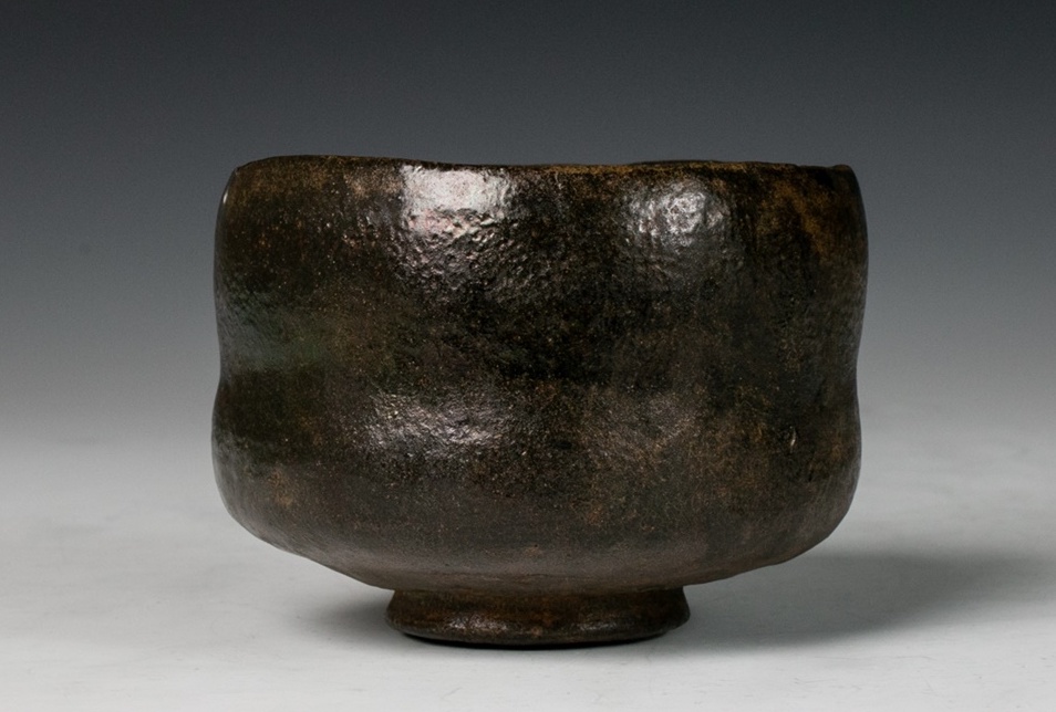 An Exceptional Raku Tea Bowl by Sugimoto Sadamitsu