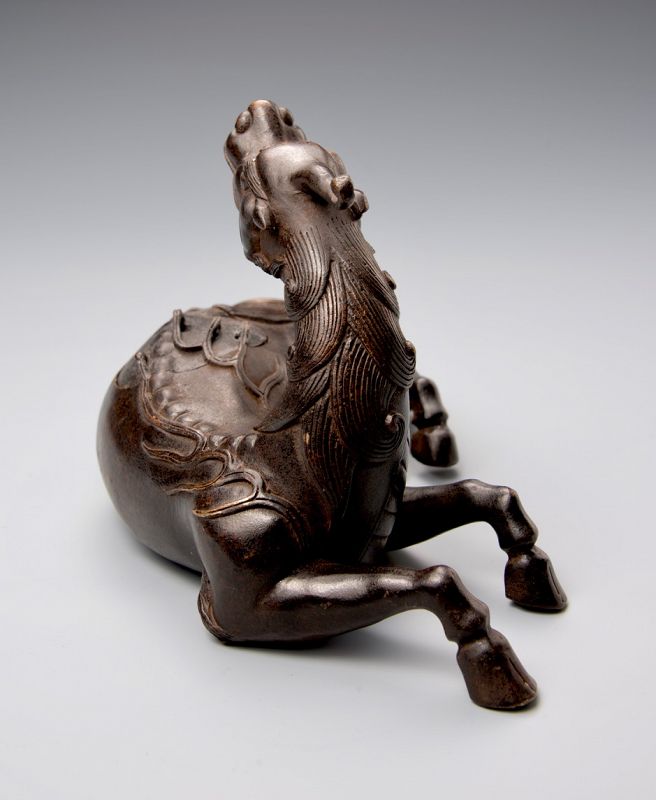 Mythical Kirin – Vintage Bronze Incense Burner