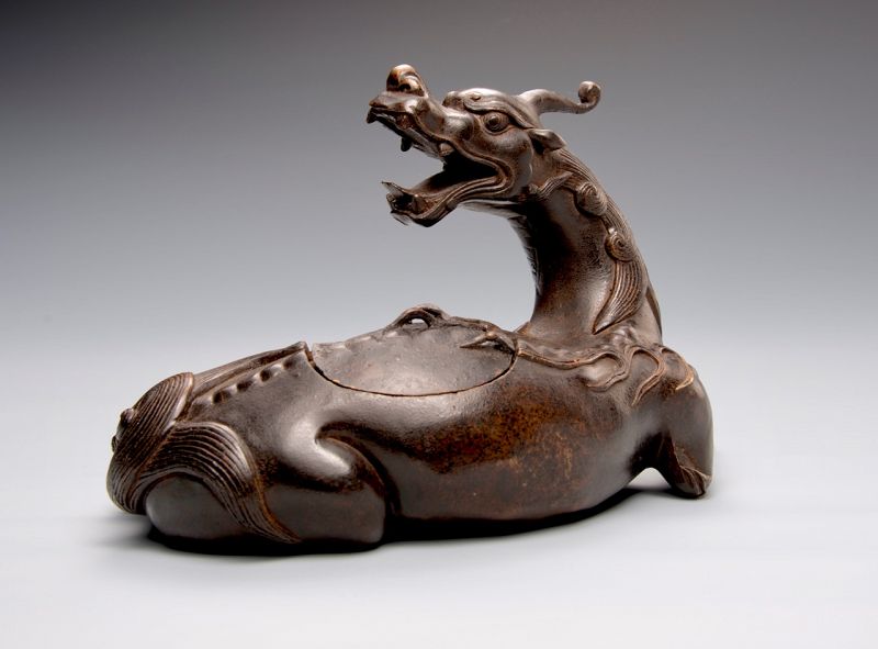 Mythical Kirin – Vintage Bronze Incense Burner