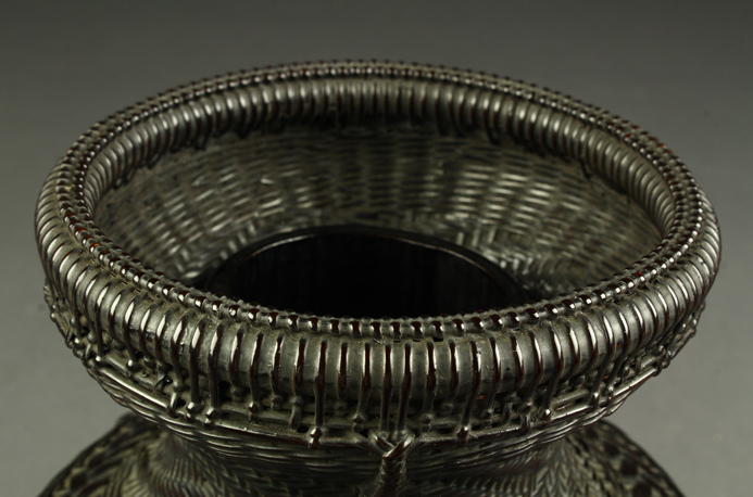 A “Karamono” Woven Bamboo Basket (Tea Master Item)