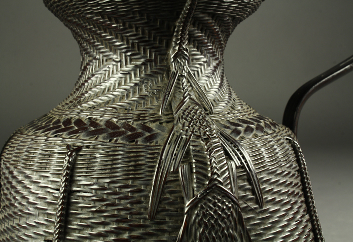 A “Karamono” Woven Bamboo Basket (Tea Master Item)