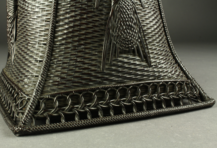 A “Karamono” Woven Bamboo Basket (Tea Master Item)